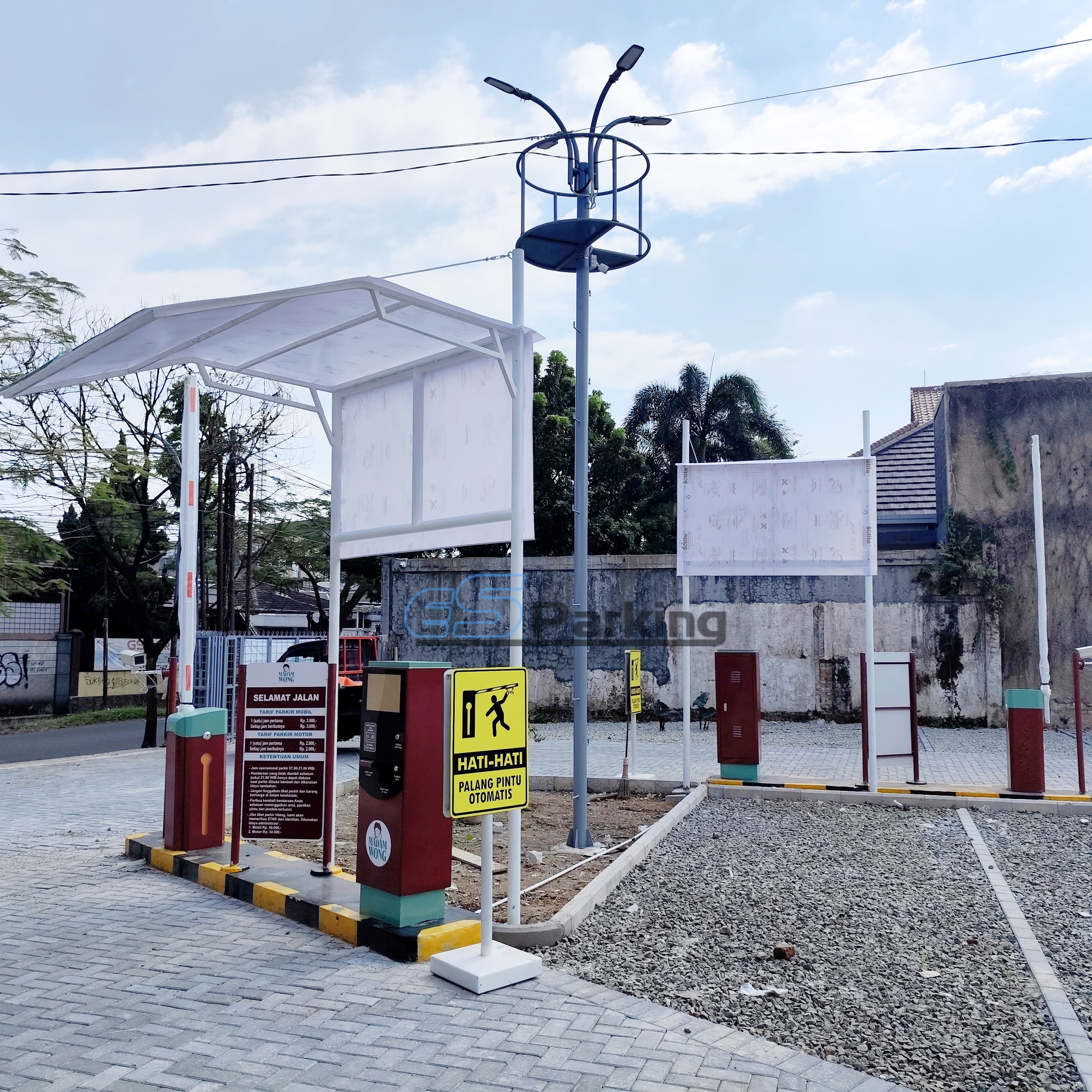 alat parkir otomatis	